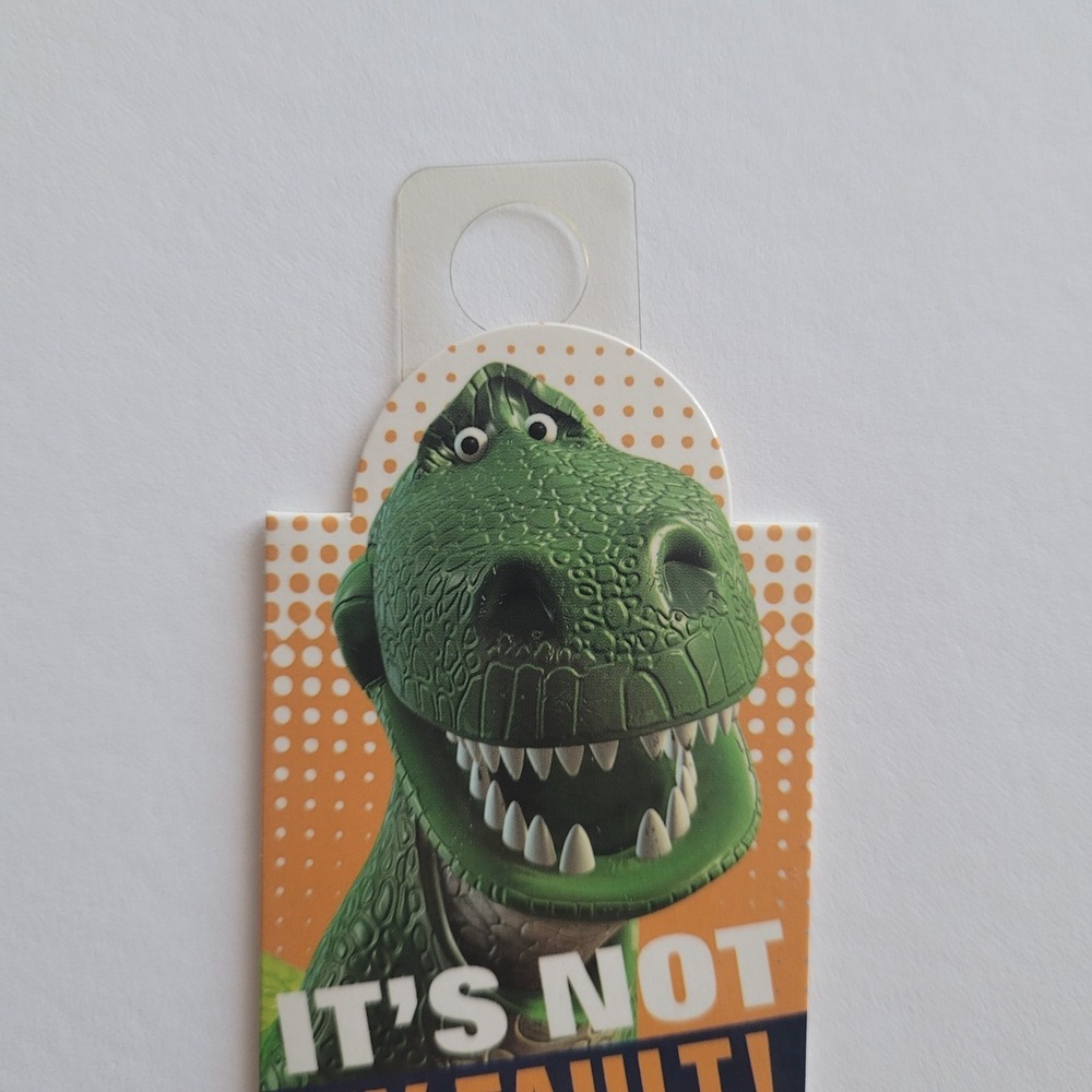 2010 Toy Story 3 T Rex Bookmark Magnetic Magnet Not My Fault UK Called If, #6805 - Picture 5 of 16
